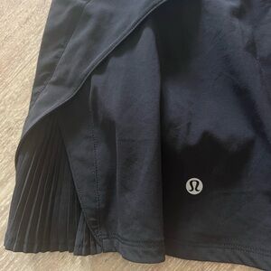 Lululemon Black Pleated Skort